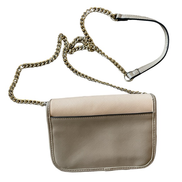 Aldo Girly Bow Neutral Nude Pink Small Wedding Guest Purse Crossbody Handbag Bag - Picture 5 of 7